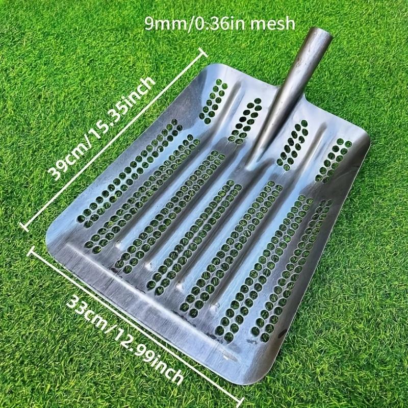 1 шт. лопата для просеивания почвы, многофункциональная лопата из марганцевой стали, инструмент для садоводства и сельского хозяйства.