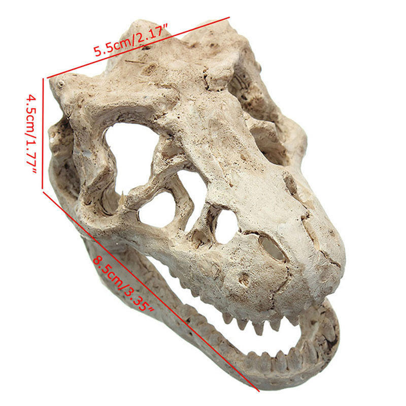 Смола крокодил череп террариум рептилия аквариум орнамент украшение аквариума