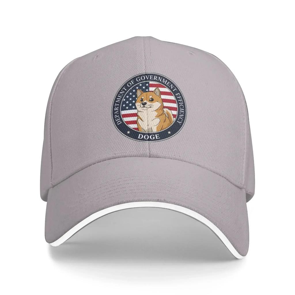 Summer Baseball Cap doge DEPARTUnisexT OF GOVERNUnisexT EFFICIENCY Wear For Unisex Trucker Cap Classic  Sun Cap Adjustable Fit