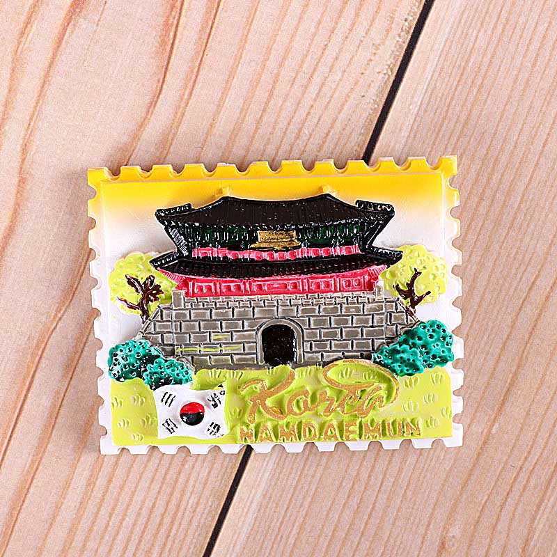 Корея девушка карта Япония Архитектура Мальдивы 3d магнит на холодильник Гавайи пляж Америка США туризм сувенир коллекция подарок домашний декор