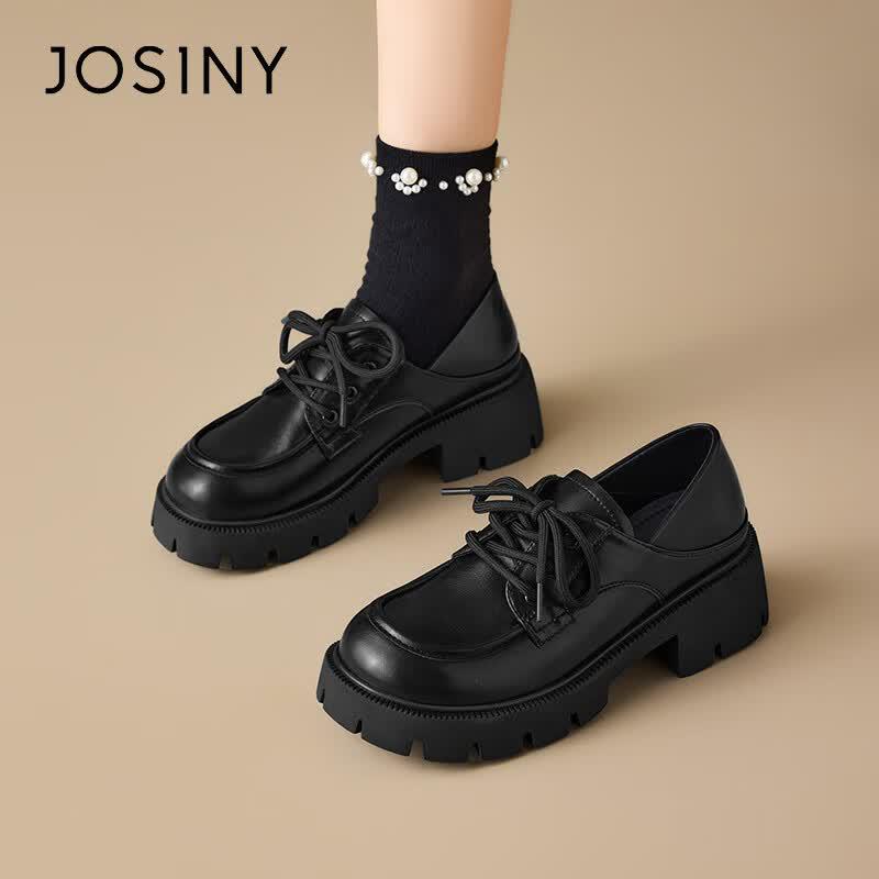Женские лоферы на массивной платформе Josiny