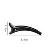 Black Simple And Versatile Large, Medium And Small Pointed Mouth Clip, Creative Disc Hair And Hairdressing Partition Positioning Clip
