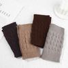 Однотонные зимние гетры для девочек, носки для ботинок, гетры для ботинок, вязание