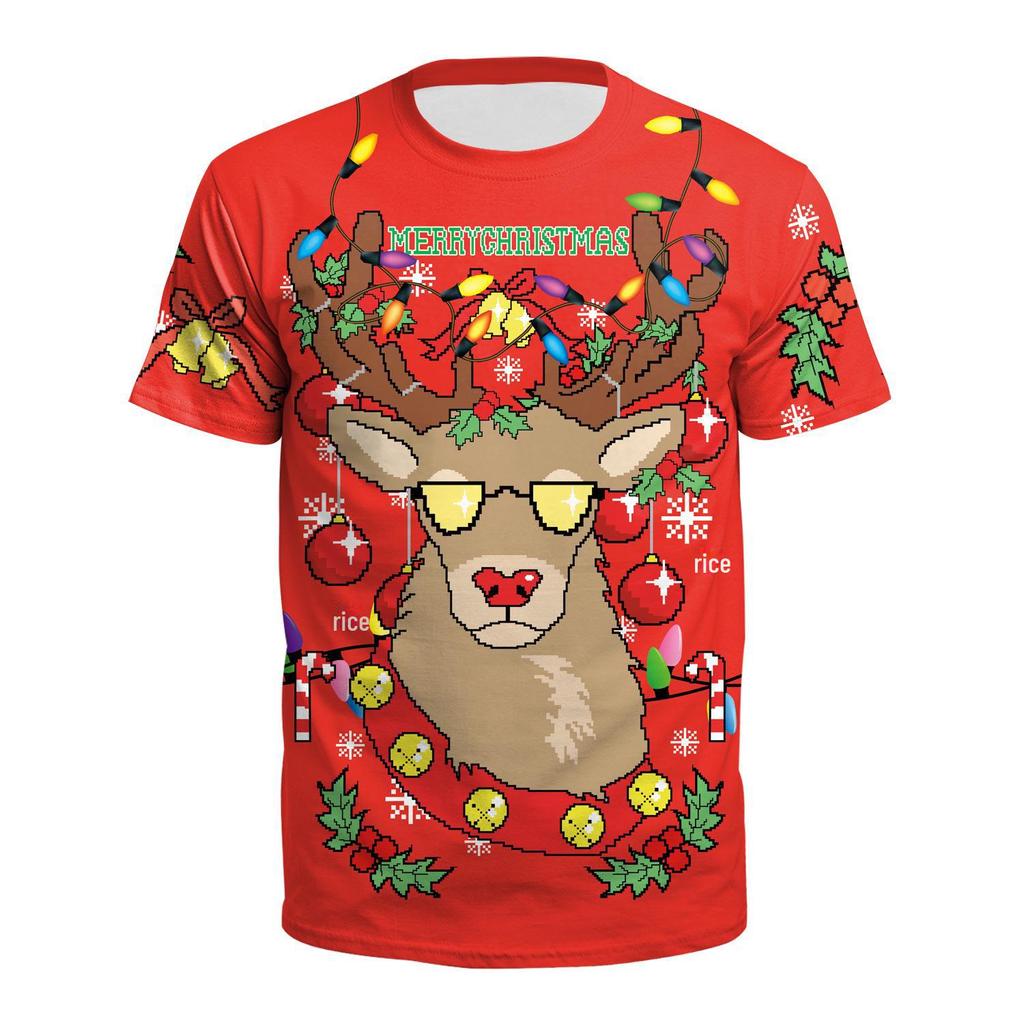 2024 Christmas Youth Short-Sleeved Couple T-Shirt