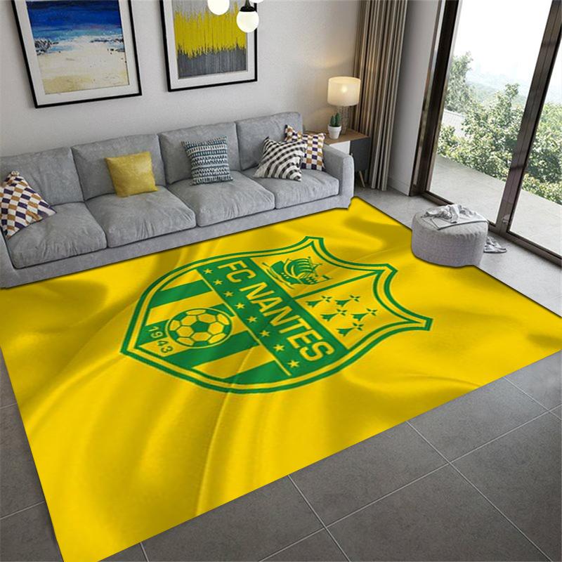 2025 New FC Nantes Carpet Rug for Living Room Bedroom Home Sofa Decoration,Kids play Non-slip Floor Mat
