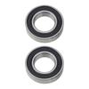 Black Thin Section 15*28*7mm 2pcs 6902 2RS Accessories Bearings Useful Best
