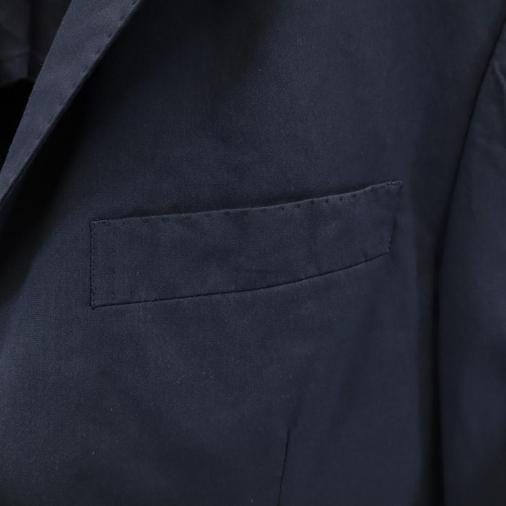 Зеленая этикетка расслабляющий классический пиджак UNITED ARROWS приталенный 42 Темно-синий Мужской Б/У