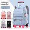 ZIRANYU Wheeled School Backpack