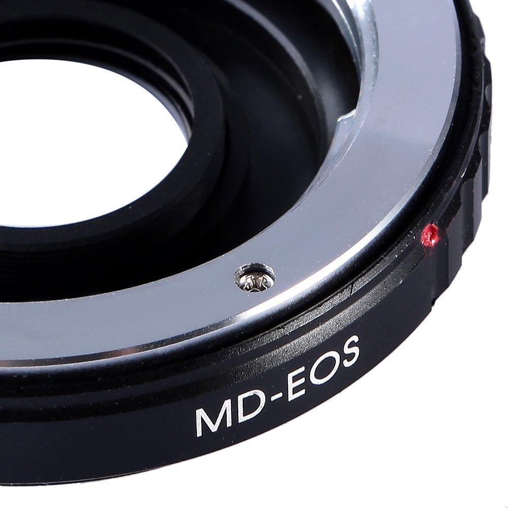 CONCEPT Mount Manufacturer Converts Minolta MD MC SR Mount Lenses to Canon EF Mount Includes Infinity Corrected Lens K&F MD-EOS Adapter, Direct,