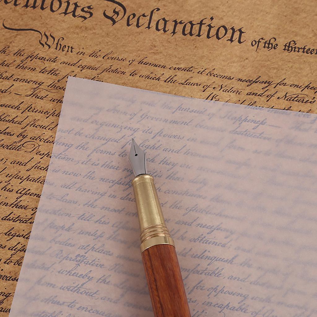 100Pcs A4 Translucent Tracing Transfer Sulfuric Acid Papers for Copying Drawing Calligraphy