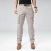 Модные повседневные комбинезоны мужские спортивные брюки прямого кроя удобные универсальные свободные брюки износостойкие многокарманные брюки мужские