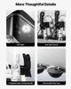 VEVOR Commercial Frozen Drink Maker, 15Lx3 Triple Tank Slushy Machine, 180 Cups Stainless Steel Margarita Smoothie Frozen Drink Machine