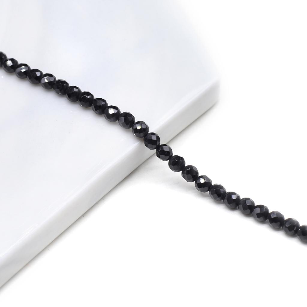 Натуральный камень граненые бусины циркон маленькие бусины 4 мм подвески для изготовления ювелирных изделий DIY ожерелье браслет серьги аксессуар