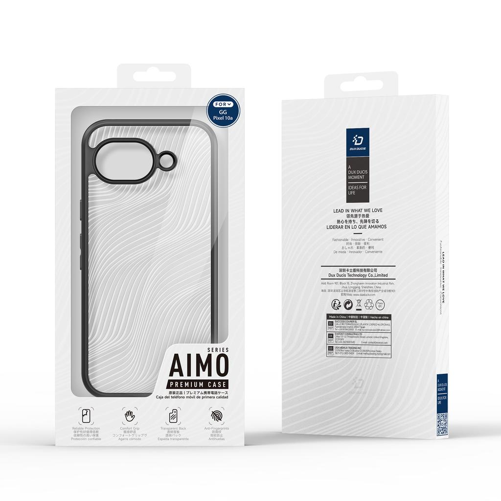 For Google Pixel 10a Case DUX DUCIS Aimo Series TPU+PC Matte Drop-proof Phone Cover (REACH Certification)
