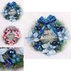 Luxurious Pvc Christmas Wreath For Front Door Elegant Xmas Party Garland Decor