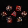 7PCS/Set Digital Acrylic Dice Polyhedral Mixed Color Dice Pearlescent Dice  for RPG DnD