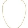 BE/GINS [925 Silver]La Ligne Two Tone Clip Chain Necklace