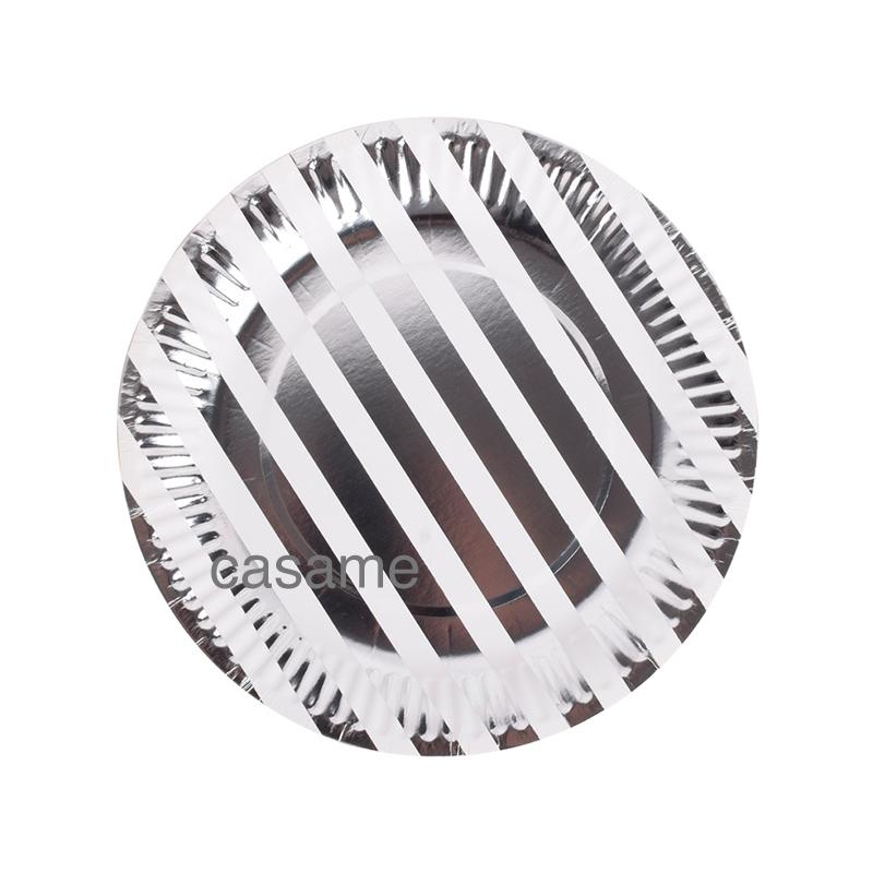 10 шт. в 1 партии. Наборы одноразовой посуды в розовую синюю полоску и горошек. Бумажные стаканчики, тарелки, трубочки, вилки. Одноразовые наборы. Украшения для свадьбы, дня рождения и вечеринки.