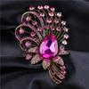 Court Style Rhinestone Crystal Brooch Female Luxury Color Heavy Industry Brooch Elegant Accessories