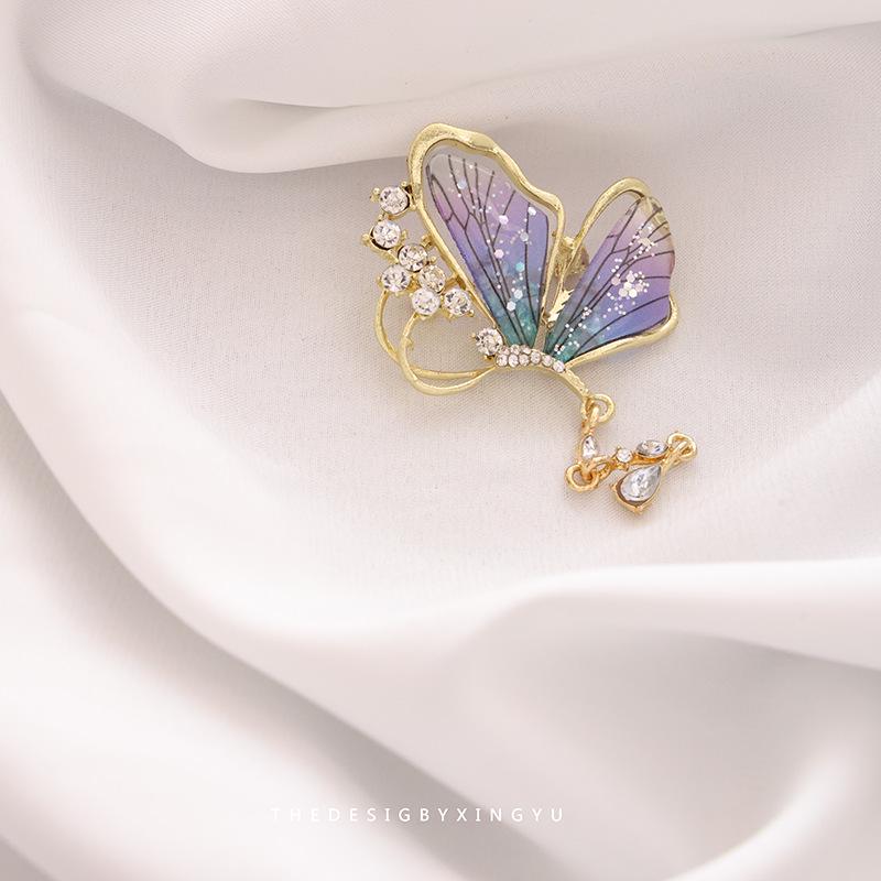 Элегантная брошь в виде золотого жемчужного колоса: Универсальный, Высококлассный Аксессуар для Женщин