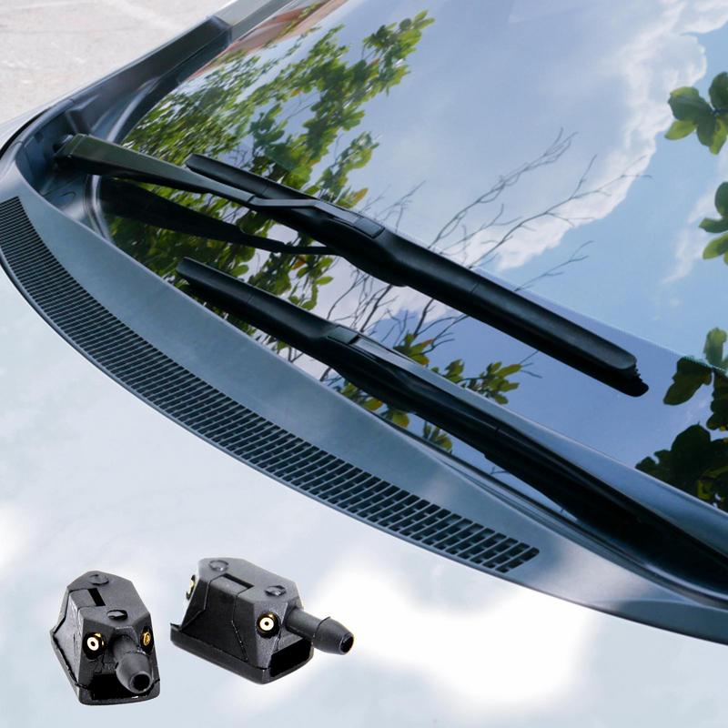 Регулируемая форсунка стеклоочистителя автомобиля 2 шт. форсунки стеклоомывателя переднего стекла сменная форсунка стеклоомывателя для автопринадлежностей