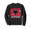 Patriotic Albanian Flag Fan Sweatshirt