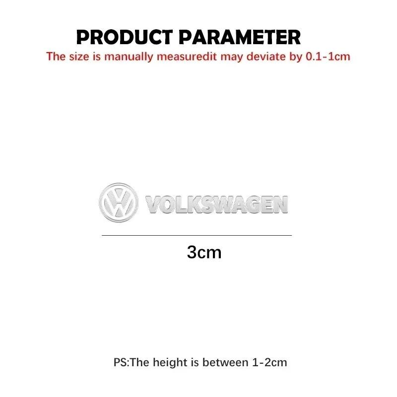 Для VOLKSWAGEN VW Polo B5 2025 Горячие Для Volkswagen 4/10 шт. 3D Металлические Наклейки-Декорации для Интерьера Автомобиля Значки Авто Стайлинг Для Volk