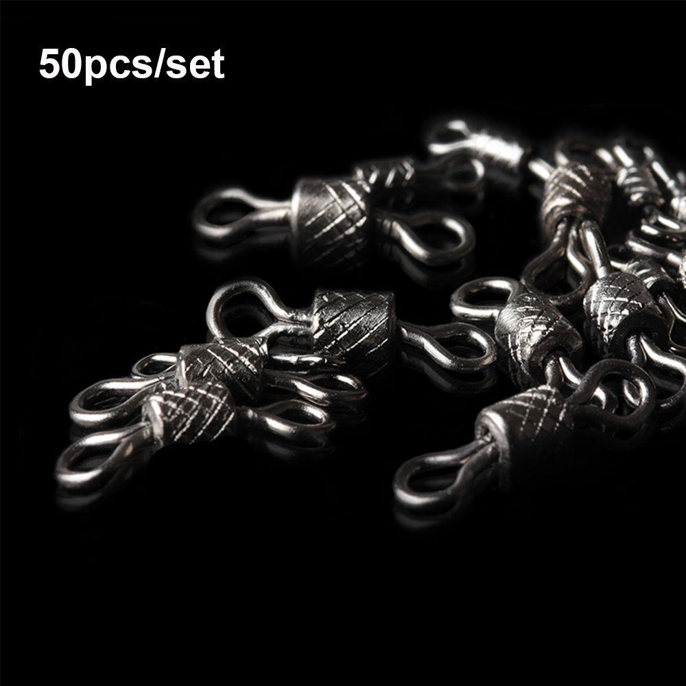 8# 10# 12# Высококачественное цельное кольцо для рыбалки, поворотный шарнирный соединитель, подшипник, бочка, сверхпрочный шар