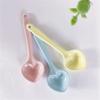 Романтичные Ins Macaroon Love Spoon Heart Coffee Spoon Милая керамическая ложка для смешивания Десертная ложка Девушка Столовые приборы