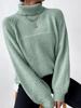 Loose Sweater Women's Solid Color Warm Pullover Top