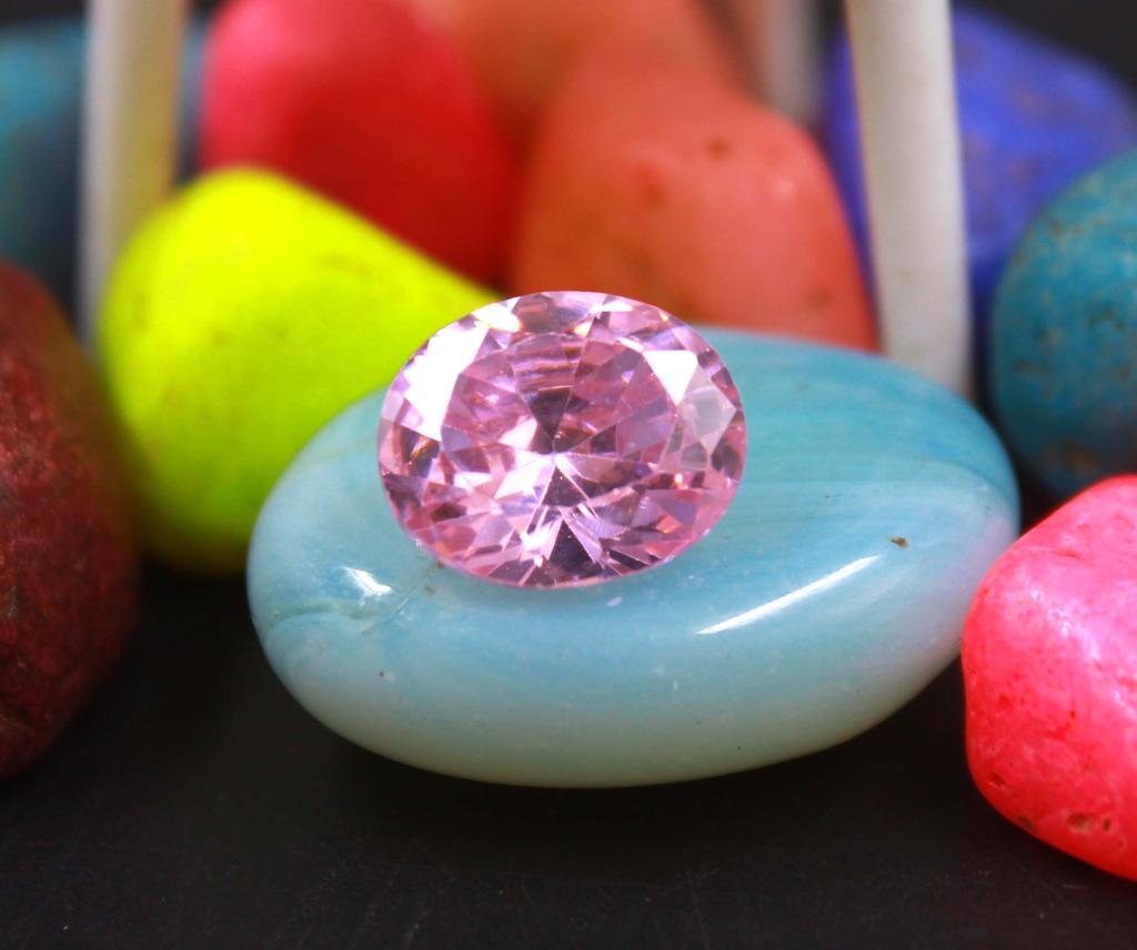 8.25 Carat Oval Shape Pink Sapphire Finest Quality Sri Lanka Certified Gemstone SN113