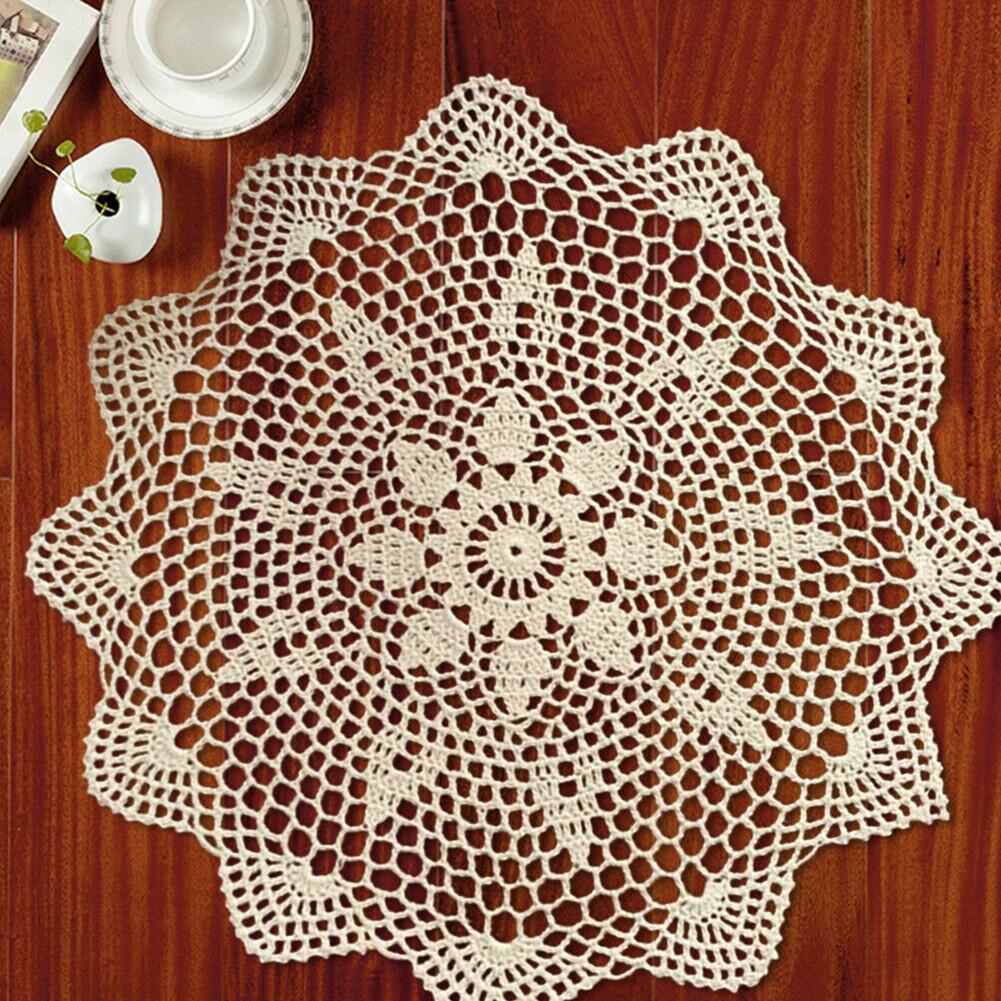 Home Doily Table Cloth Mat Cotton Countryside Vintage