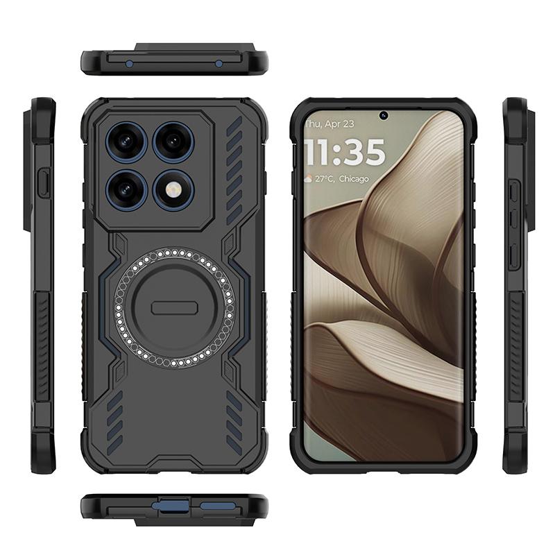 KEYSION Полый чехол с рассеиванием тепла для Motorola Edge 70 Pro 5G, магнитный охлаждающий противоударный чехол для телефона MOTO Edge 70 Pro