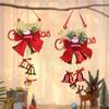 Cartoon Santa Claus Bell Hanging Pendant Decorative Santa Claus Ornament Festival Party