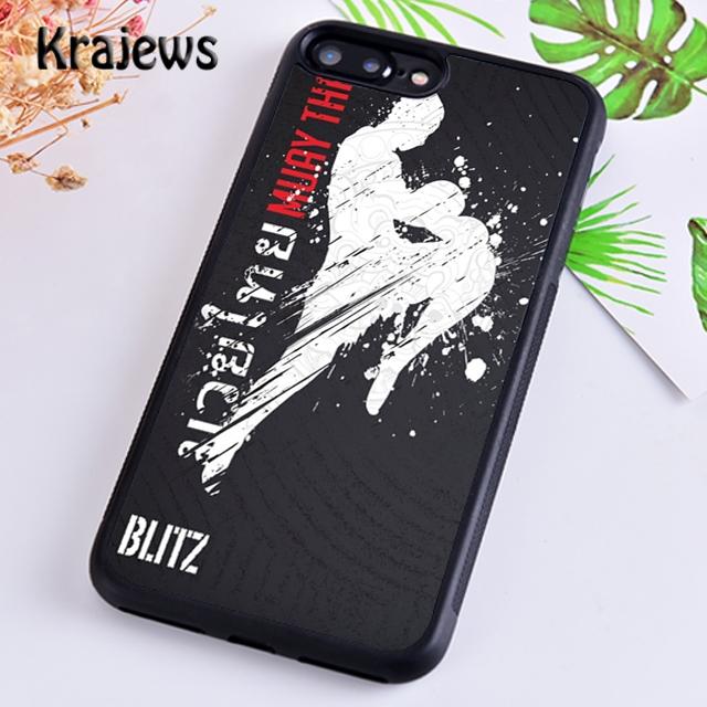Krajews Чехол для телефона Муай Тай Кикбоксинг Бой Для iPhone 17 Air 16 15 14 plus 11 12 13 pro max coque Оболочка Fundas