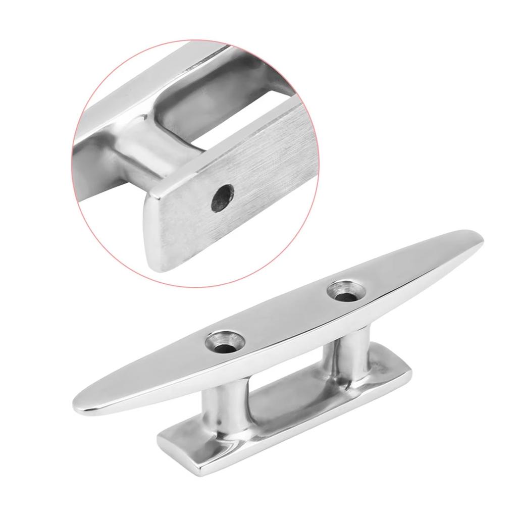 4 Inch Foldable Handle Hollow Base Cleat for Yacht 316 Stainless Steel Yacht Accessories