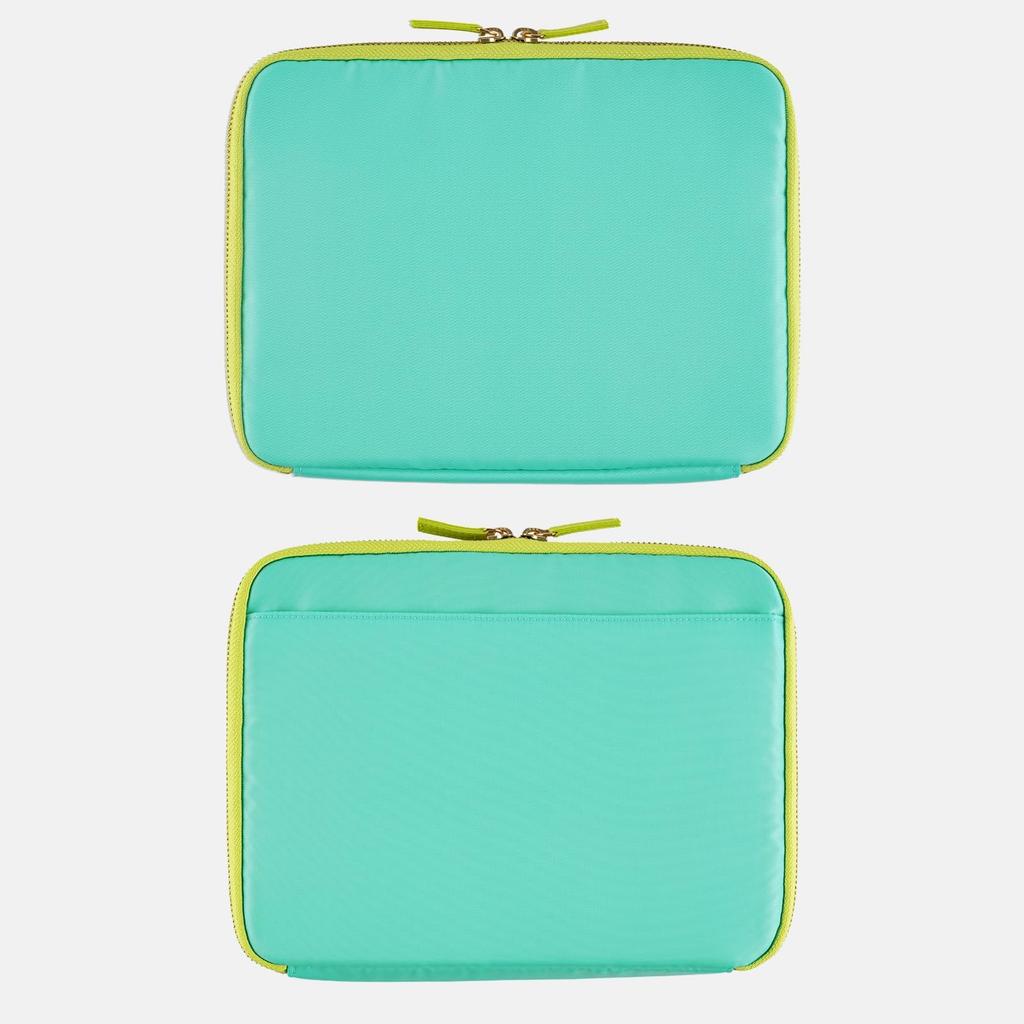 Косметичка Hobonichi с большим ящиком/Аква-лайм