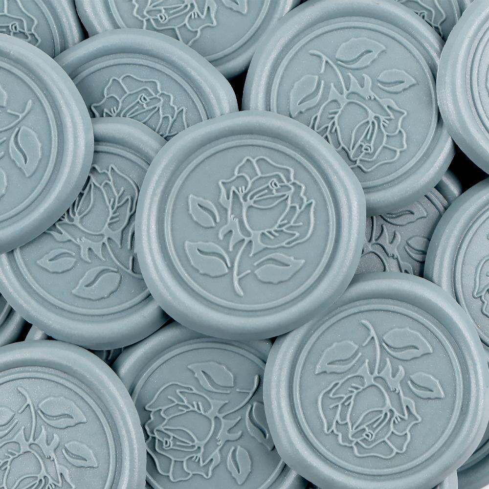 25 шт. Наклейки-сургучные печати в стиле розы, ручной работы, для запечатывания конвертов, самоклеящиеся восковые наклейки для свадебных приглашений, конвертов