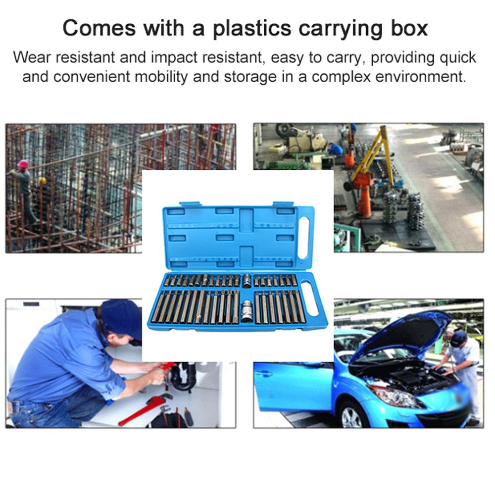 40 шт., велосипедный внутренний шестигранник из хром-ванадиевой стали, двенадцать точечных бит, комбинированный набор головок для велосипеда