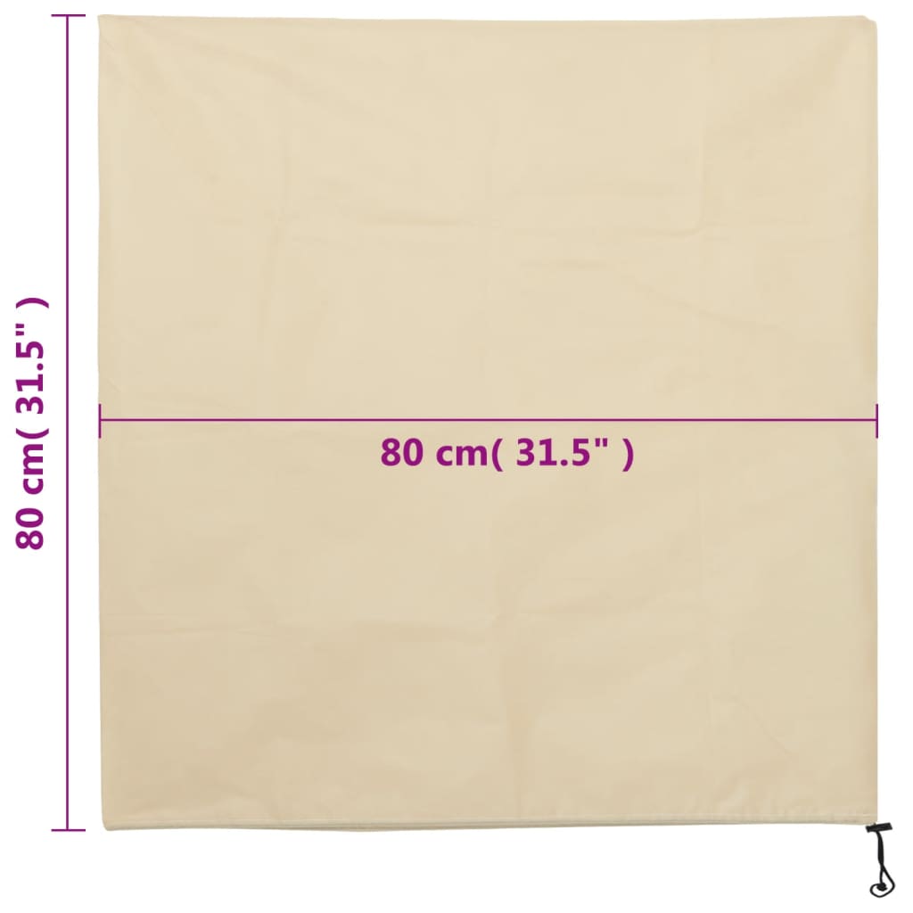 Winter Frost Protection Cover with Drawstring 4 pcs 70 g m² 0.8 x 0.8 m
