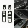 Для Jeep Cherokee 2014- Накладка на панель переключателей стеклоподъемников в салоне из углеродного волокна