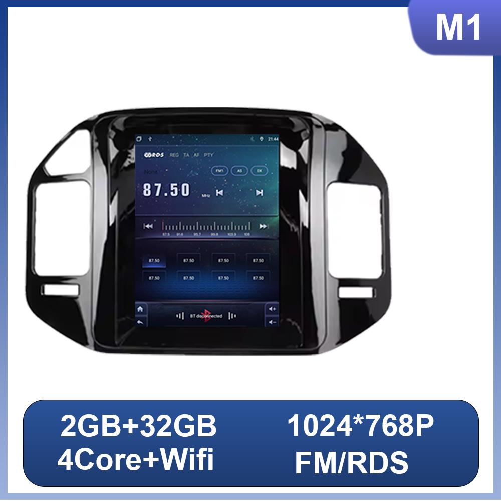 9,7-дюймовый Android для Mitsubishi Pajero 3 V60 V68 V73 1999 - 2011 Carplay автомобильный радиоприемник мультимедийный плеер GPS навигация WIFI 2 Din