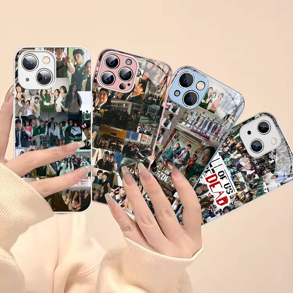 Horror TV All Of Us Are Dead Tempered Glass For Iphone 14 13 12 11 Pro Mini XS MAX 14Plus X XS XR Fundas