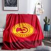 Atlanta Basketball Throws Blanket Flannel Blankets Plush for Couch Bed Gifts for Men Women Travel picnic blanket Christmas fan gifts