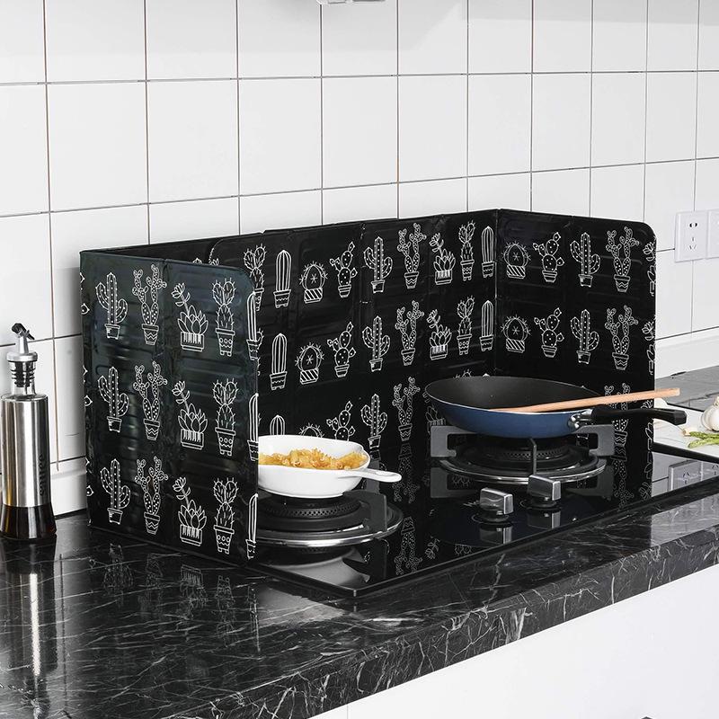Foldable Heat-Resistant Aluminum Foil Oil Barrier Panel for Stovetop
