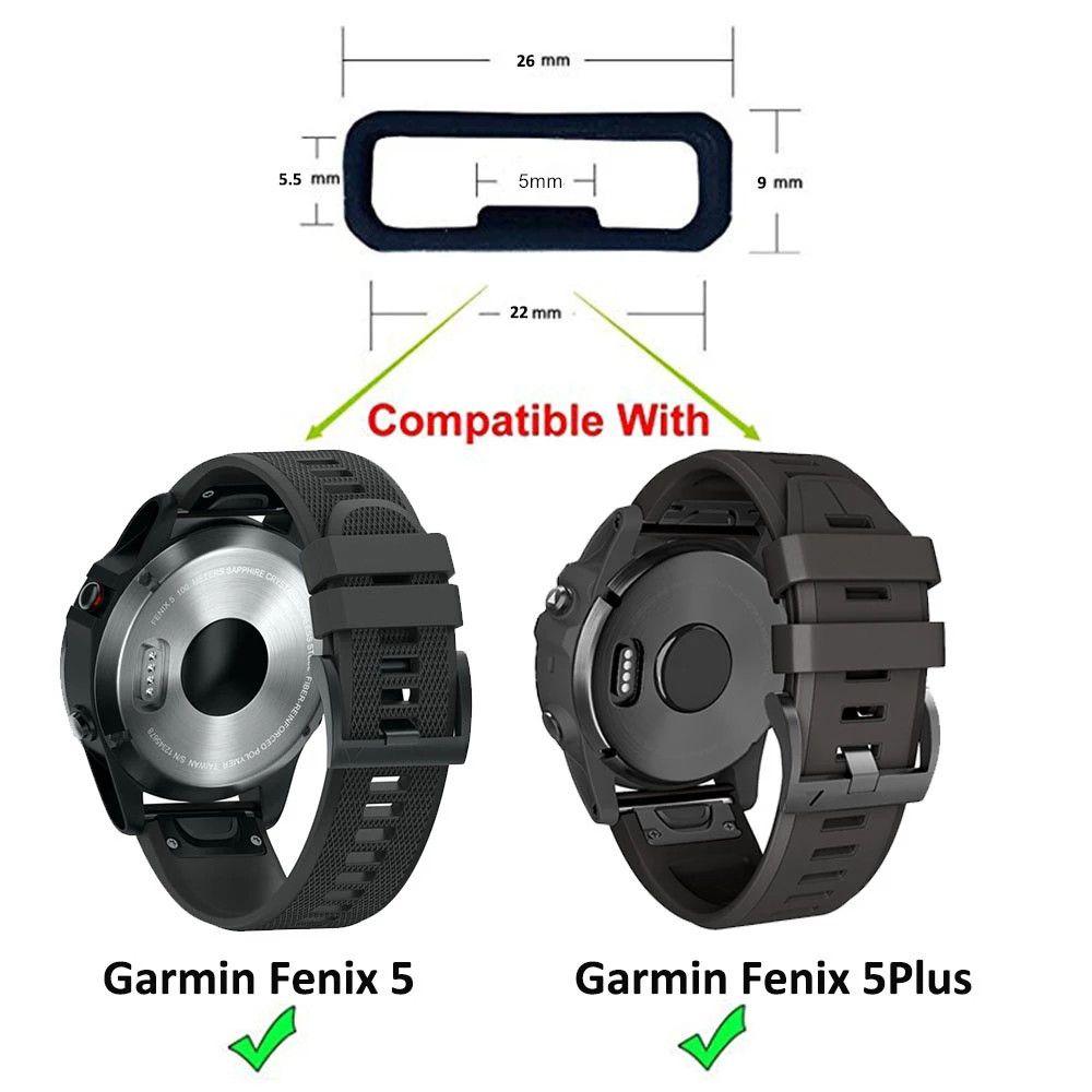 Watch Strap Loop Band Rings For Garmin Fenix Silicone Band Keeper Watch Buckle Watch Band Keeper