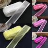 DIY Ribbon 5M 25mm Sewing Satin Edge Organza Lace Trim Wedding Party Decoration Hair Bows