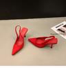Модная Высококачественная Женская Обувь Слипоны 2025 Женские Сандалии Модные Слингбэки Офис и Карьера Горячая Распродажа Большой Размер Сандалии с Закрытым Носком