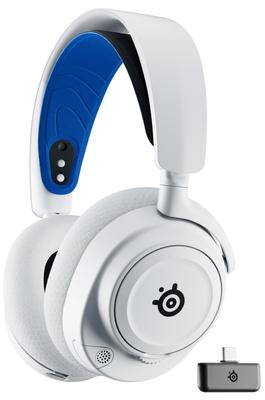 Беспроводная игровая гарнитура SteelSeries Наушники Легкие с возможностью голосового чата Одновременное подключение игр и смартфонов Arctis Nova 7P Wireless