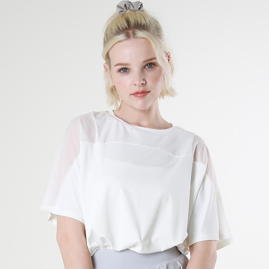 Mesh Yoga Loose Fit Short Sleeve Long Tee (5 Colors)